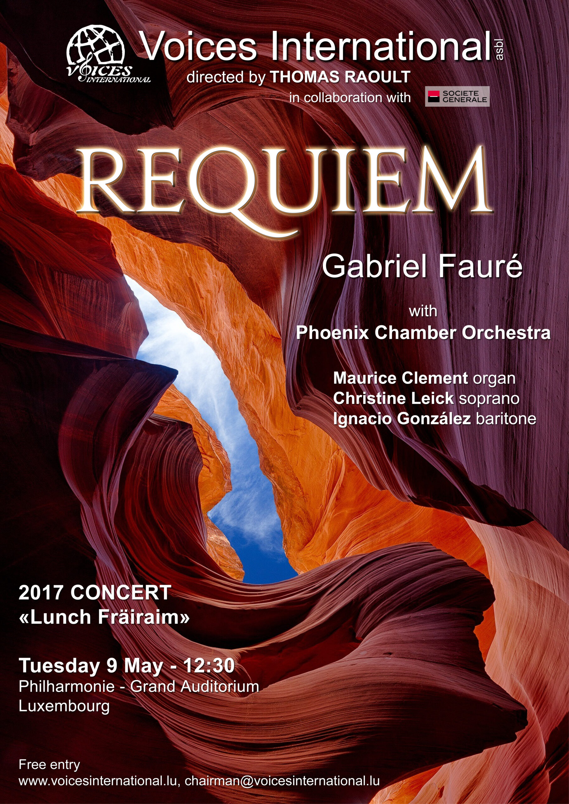 Spring 2017 - Requiem, Gabriel Fauré «Lunch Fräiraim»