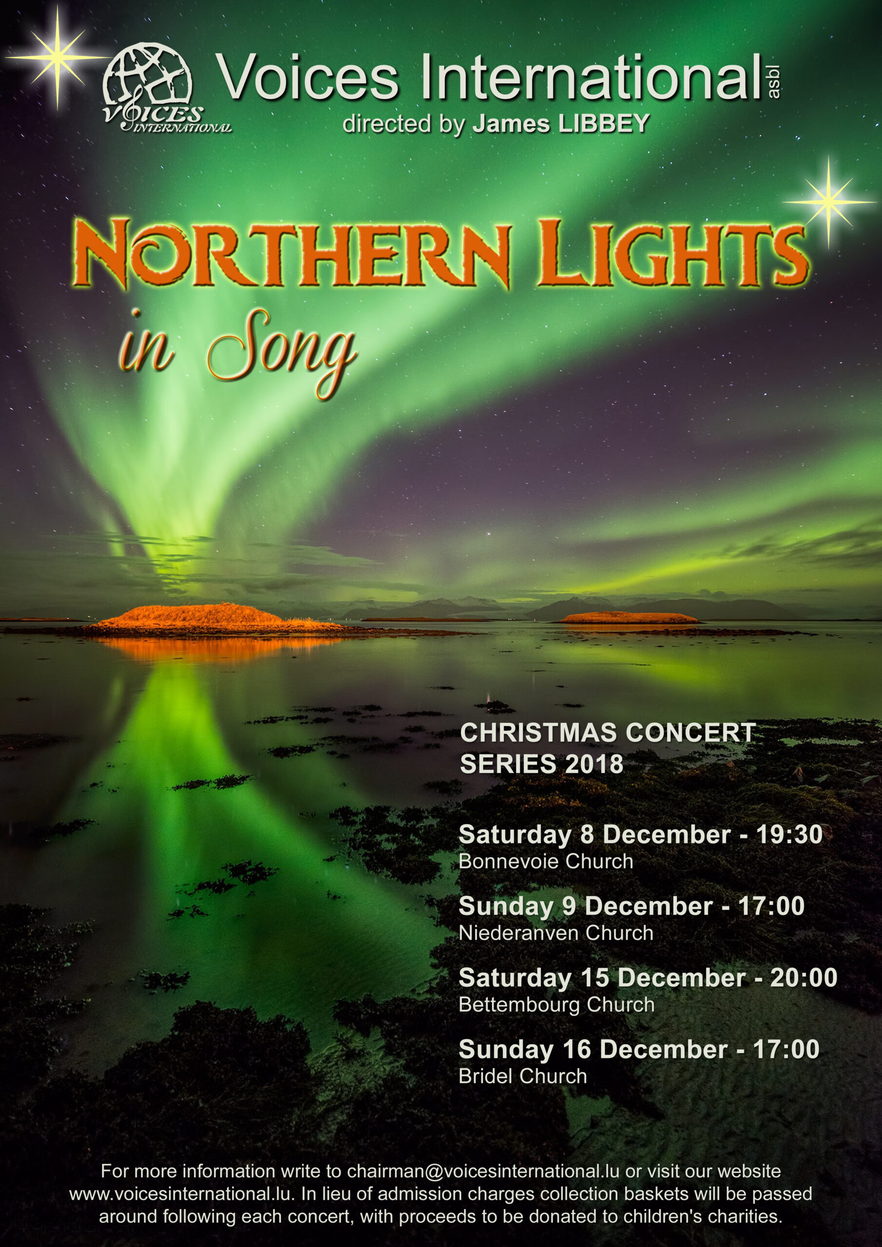 Christmas 2018 - Northern Lights in Song